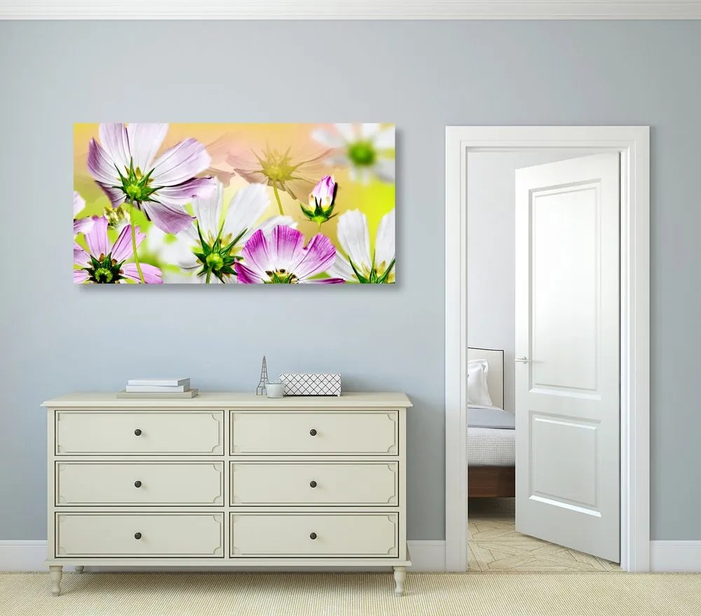 Stampa su tela – Fiori da giardino