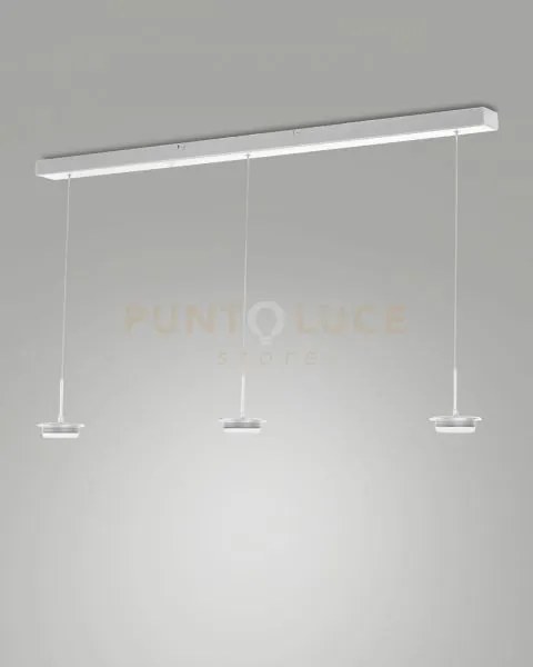 3805-48-102 montatura bianca completa lineare cct 2700k - 3000k - 4...