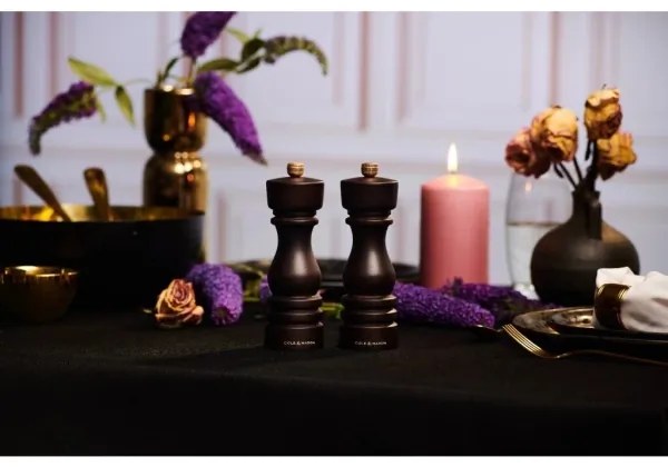 Cole&Mason - Set di macina sale e pepe LONDON 2 pz 22 cm faggio/marrone