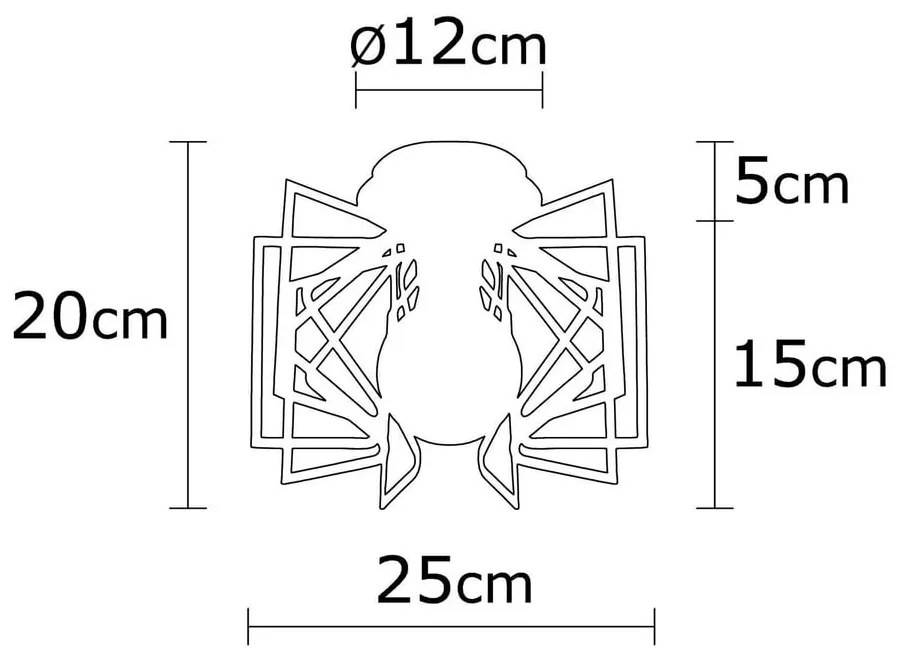 Lampada da soffitto nera con paralume in metallo ø 26 cm Nemrut - Opviq lights