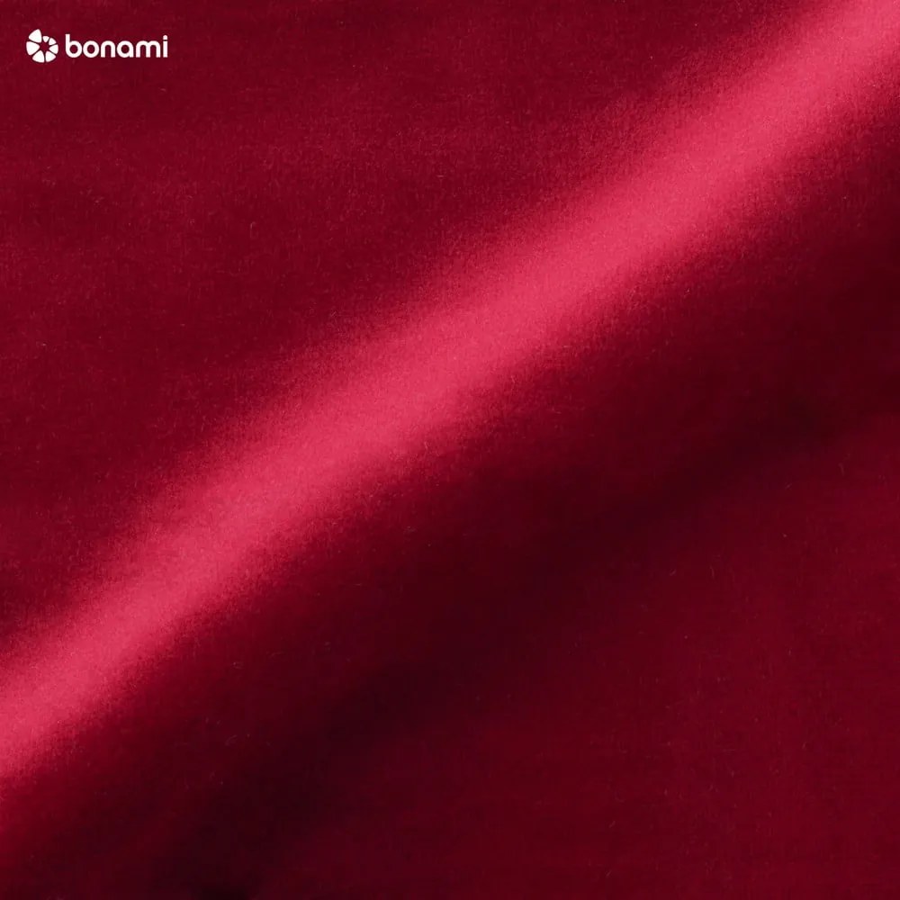 Divano angolare in velluto rosso, angolo destro Bali - Cosmopolitan Design