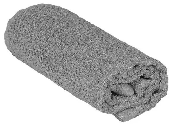 Asciugamani ospite per bagno 55x100 cm grigio in cotone 100%