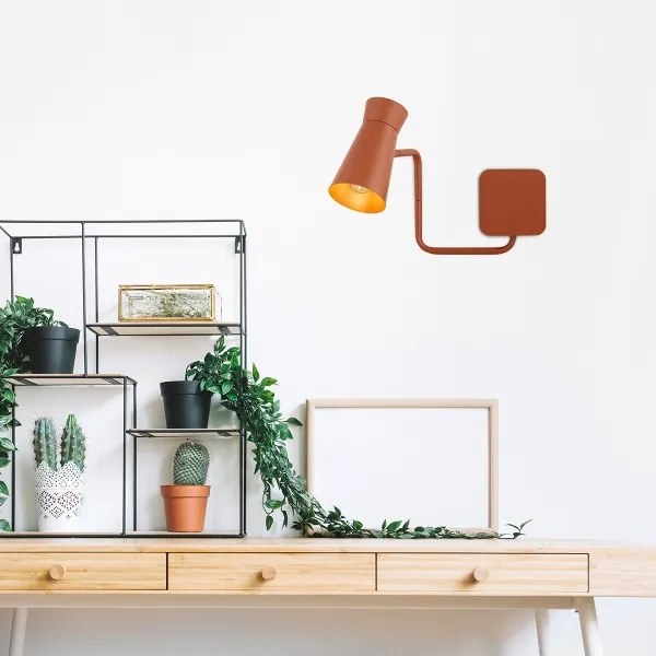 Argon 8882 - Applique da parete LORD 1xE14/7W/230V terracotta