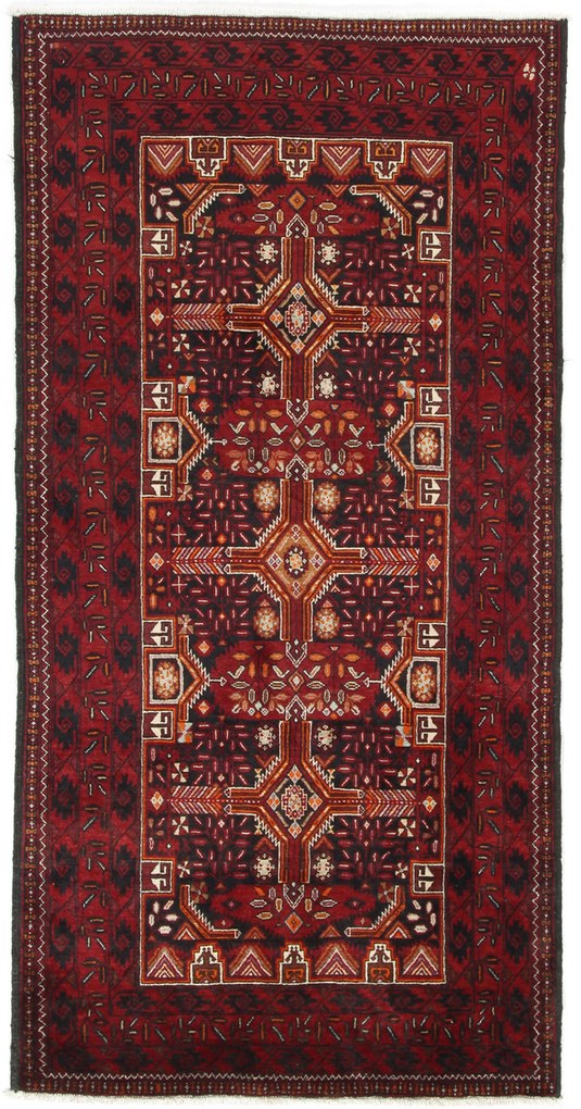 Beluch Tappeto persiano 110 x 200 (Iran) Annodato A Mano
