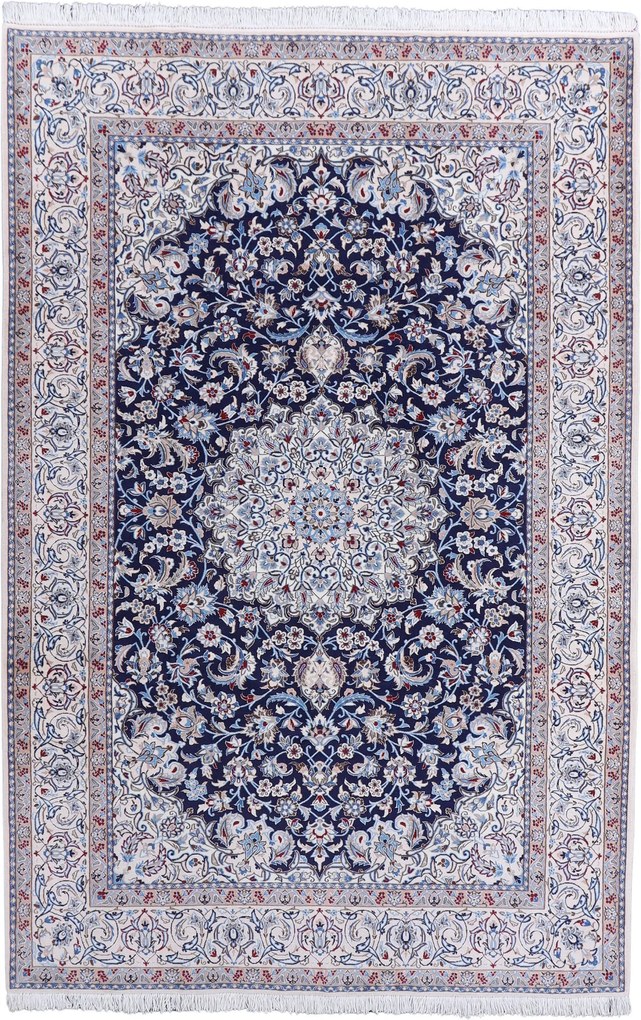 Nain Tappeto 210x320 (Iran) Annodato A Mano