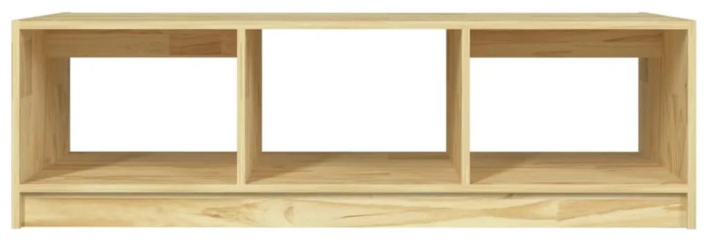 Tavolino da Salotto 110x50x34 cm Legno Massello di Pino
