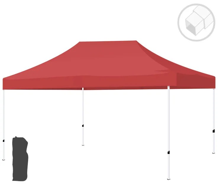 Gazebo 3x2 Master - Rosso