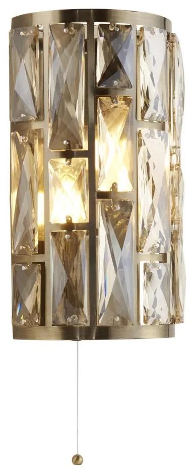 Searchlight 6582-2AB - Applique BIJOU 2xE27/60W/230V ottone