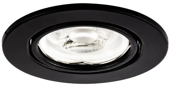 Faretto da incasso 1xGU10/MR16/10W/230V Ø 9 cm nero