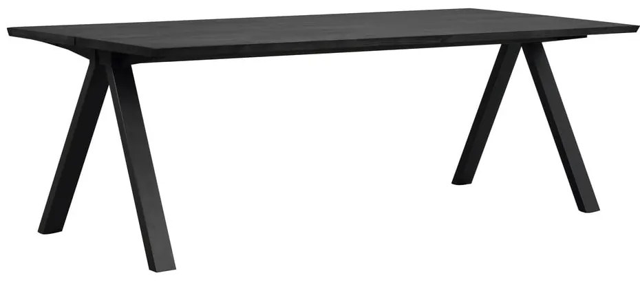 Tavolo da pranzo pieghevole con piano in rovere 220x100 cm Carradale - Rowico