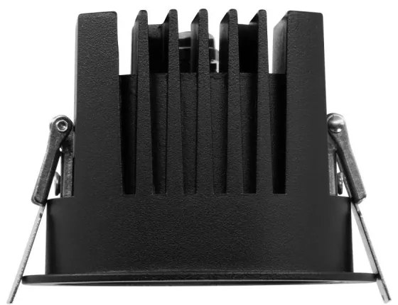 Faro da Incasso Nero 12W Foro Ø75mm CCT 15°-55° con driver Philips Colore Bianco Variabile CCT