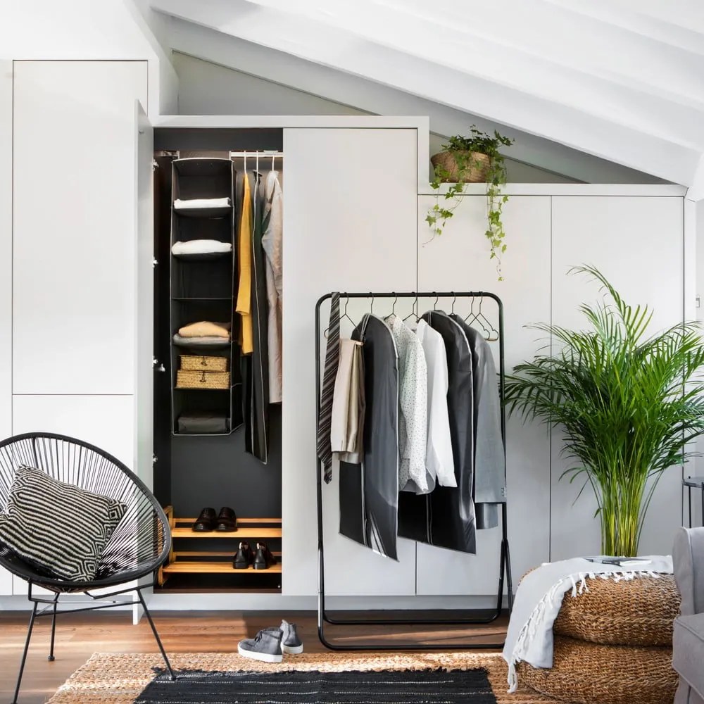 Organizzatore pensile nero con 6 scomparti Indumenti So Urban - Compactor