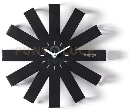 Orologio da parete di design lumor nero,bianco marmo