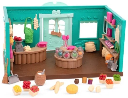 Li'l Woodzeez - Set di giocattoli negozio di alimentari