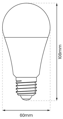 Lampadina LED Dimmerabile A60 E27/9W/230V 4000K