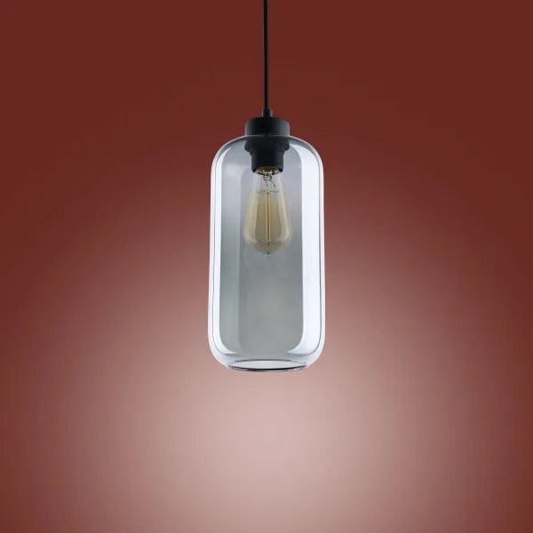 Lampadario su corda MARCO 1xE27/60W/230V nero