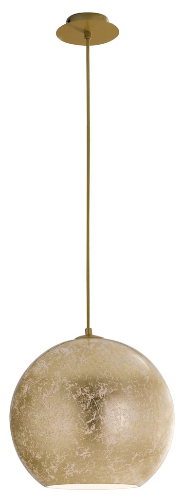 Lampadario Sospensione Vanity Class Colore Oro 60W Mis 30 x 120 cm