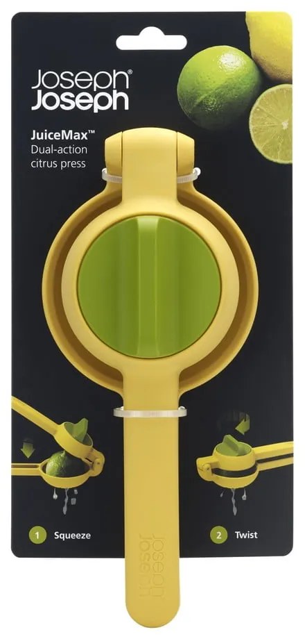 Spremiagrumi manuale giallo-verde JuiceMax - Joseph Joseph