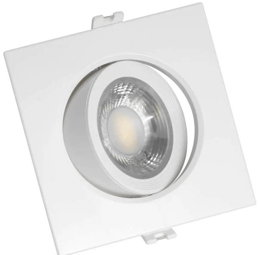 Faro Incasso Quadrato 12W CCT Ø90mm 38° Orient. Dimmerabile OSRAM LED Colore Bianco Variabile CCT
