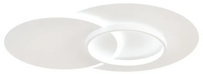 Plafoniera LED LILLY bianco IP20 cct da bianco caldo a bianco freddo con regolazione di temperatura, 4900 lumen