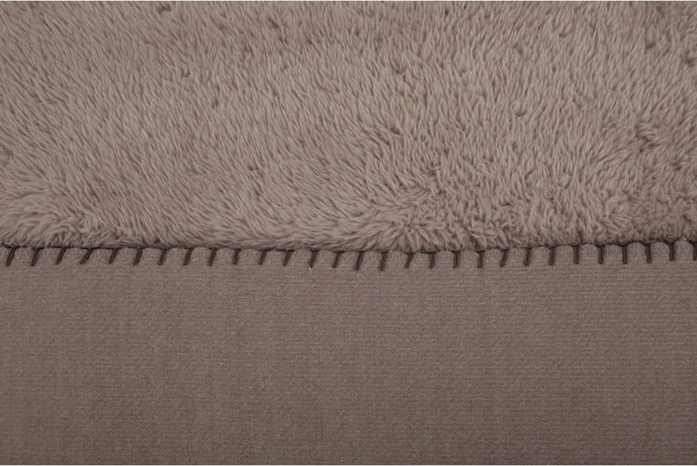 Coperta grigio tortora in micropile 150x200 cm Tomo – Tiseco Home Studio