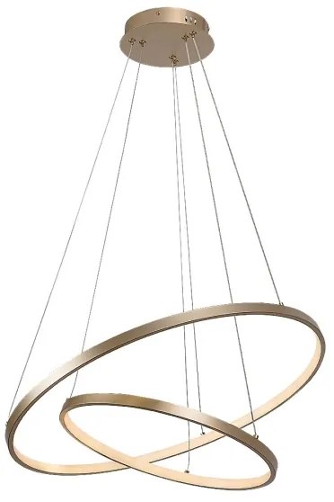 Rabalux 72348 - Lampadario a sospensione dimmerabile a cavo LED BELIZA LED/75W/230V 3000-6500K+telecomando