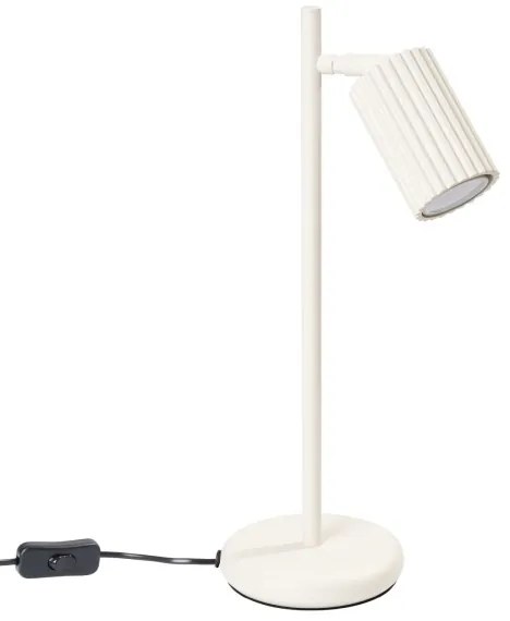 Sollux SL.1605 - Lampada da tavolo KARBON 1xGU10/10W/230V color crema