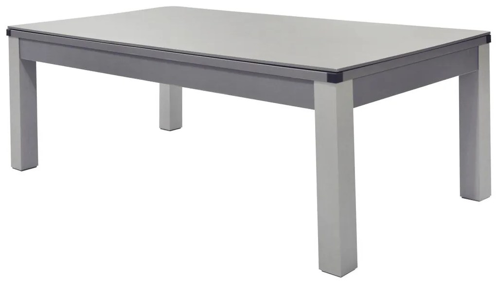 Tavolo trasformabile - Biliardo e Ping pong - 213x112x81,5cm - Grigio -  BALTHAZAR