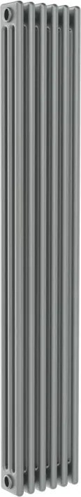Termosifone in acciaio tubolare 3 colonne 6 elementi interasse 1935 mm ERCOS Comby grigio titanio