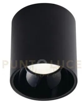 Plafoniera led mig nera 20w 2000lm ugr 3000k cri90 11,4x11,7cm