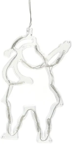 Aigostar - Decorazione natalizia LED 10xLED/3xAAA Babbo Natale 20 cm