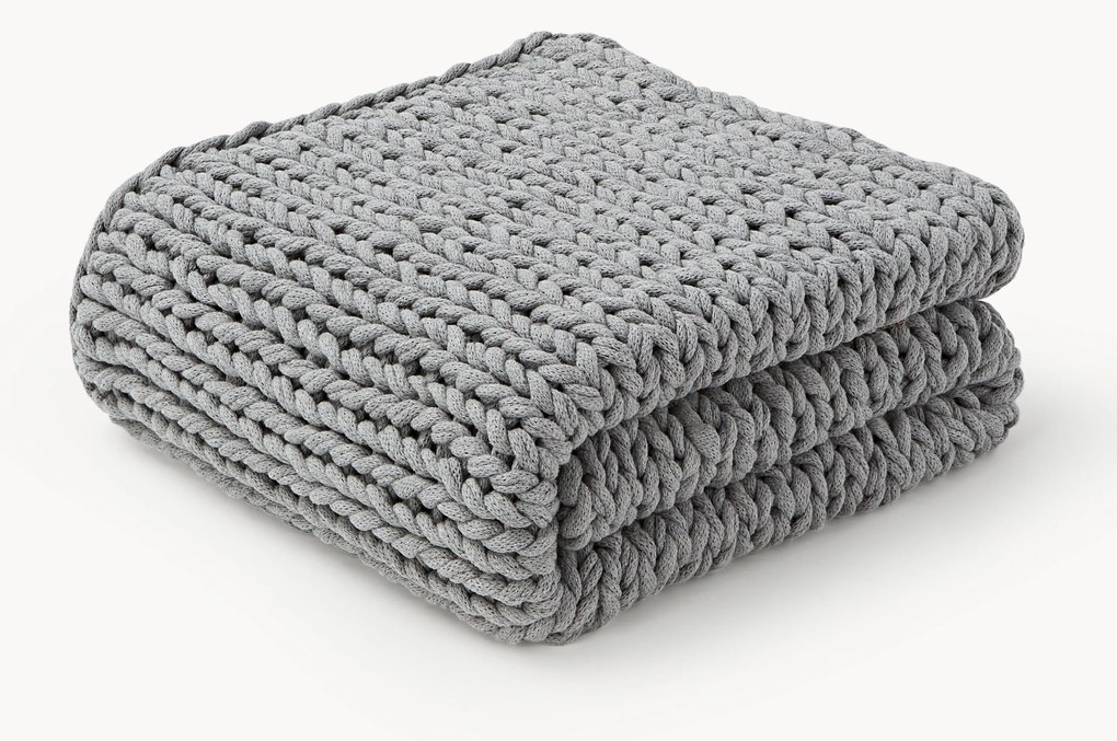 Coperta a maglia grossa fatta a mano Adyna