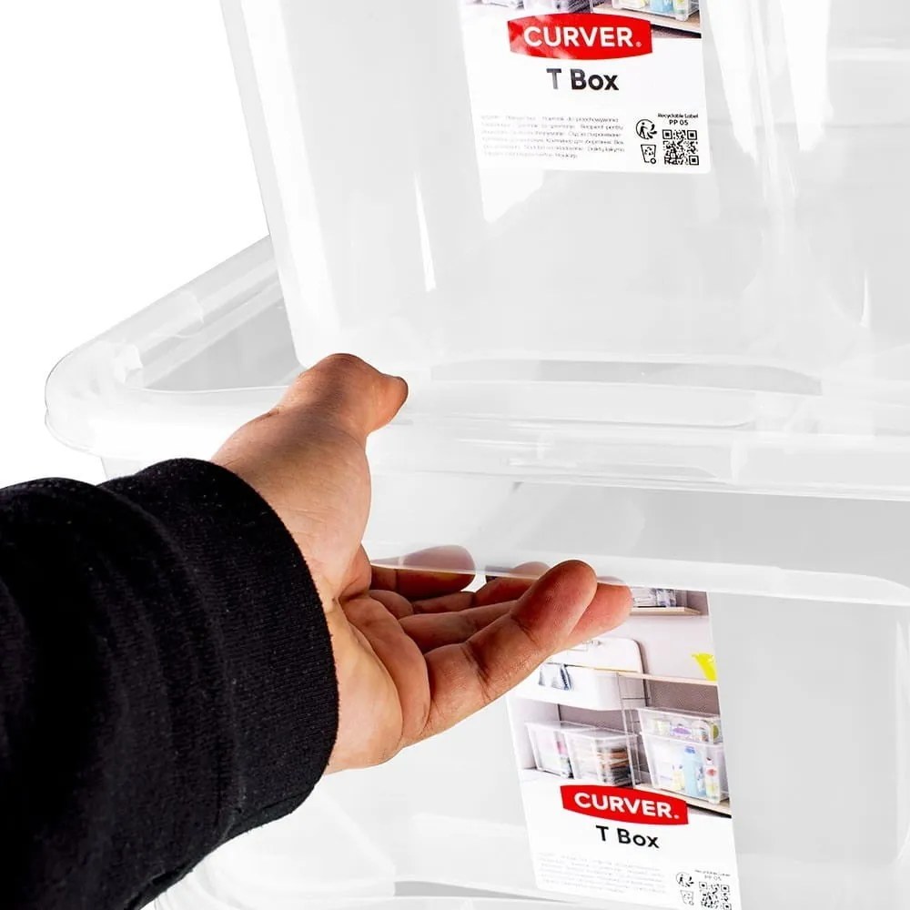 Scatola di plastica con coperchio T box - Curver
