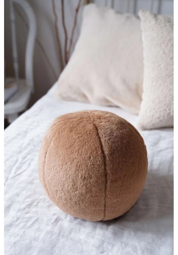 Cuscino decorativo in micropile ø 25 cm Top – Mioli Decor