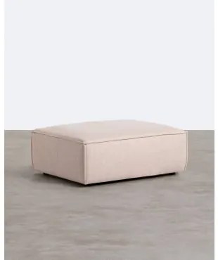 Moduli per il Divano in Tessuto Kilhe Beige Seashell & Pouf - The Masie