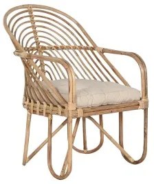 Sedia da giardino Home ESPRIT Bambù Rattan 58 x 61 x 87 cm