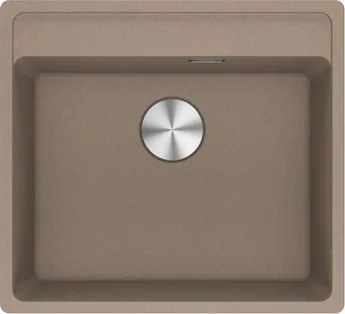 Lavello integrato 1 vasca in fragranite marrone FRANKE Maris L 51 x L 56 cm