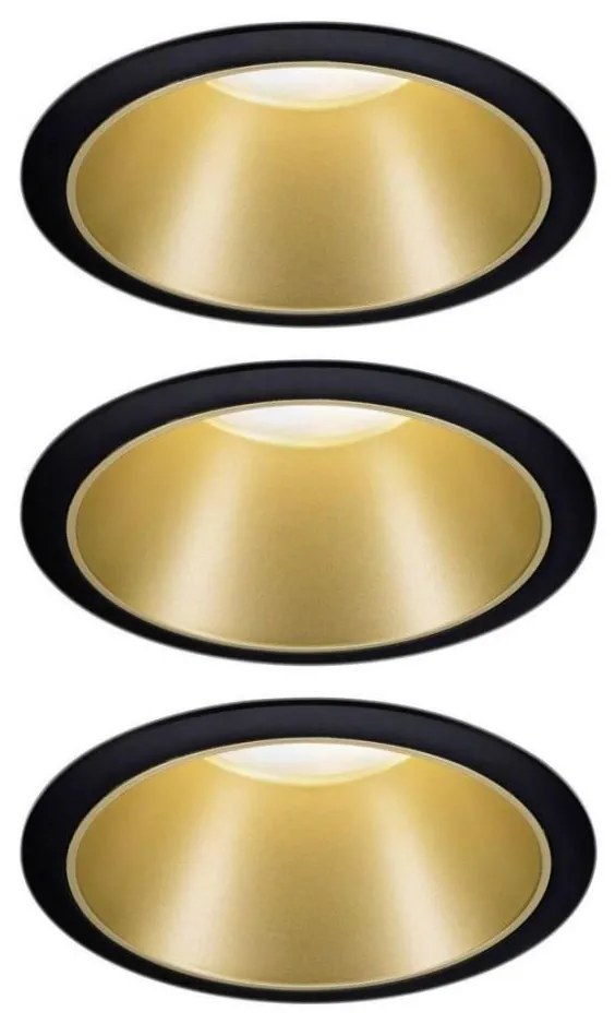 Paulmann 93404 - SET 3xLED/6,5W IP44 Lampada da bagno dimmerabile COLE 230V