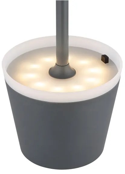 Globo 36637A - Lampada LED solare SOLAR LED/0,6W/3V 3000K IP44 antracite