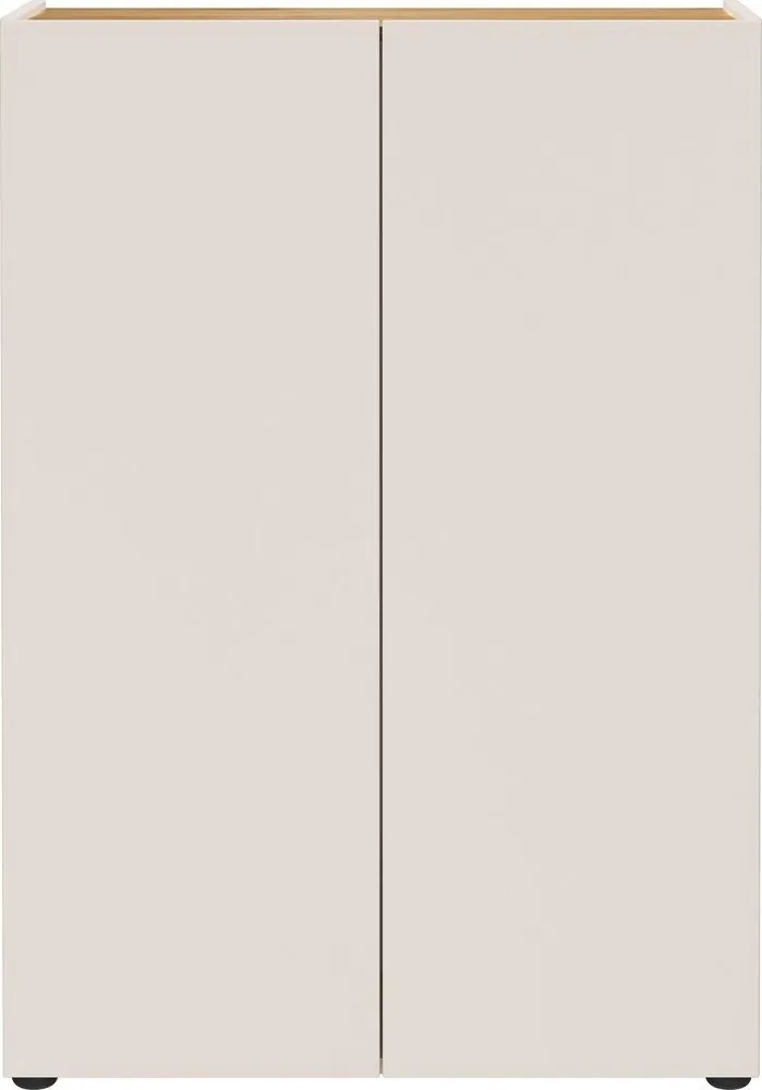 Armadietto color crema con effetto rovere 74x105x33 cm Alviano – Germania
