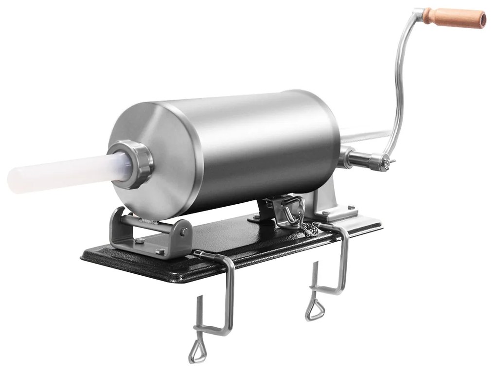Costway 4kg Macchina insaccatrice per salsicce in acciaio inox con 4 tubi di riempimento