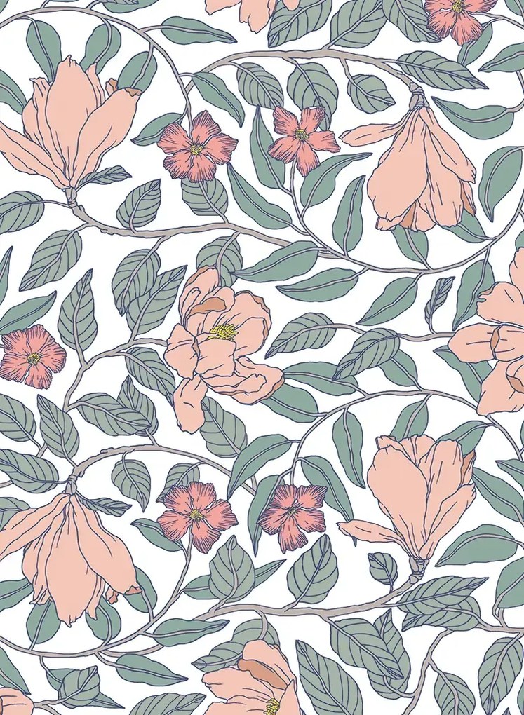 Tenue de Ville Tapete Magnolia - Powder