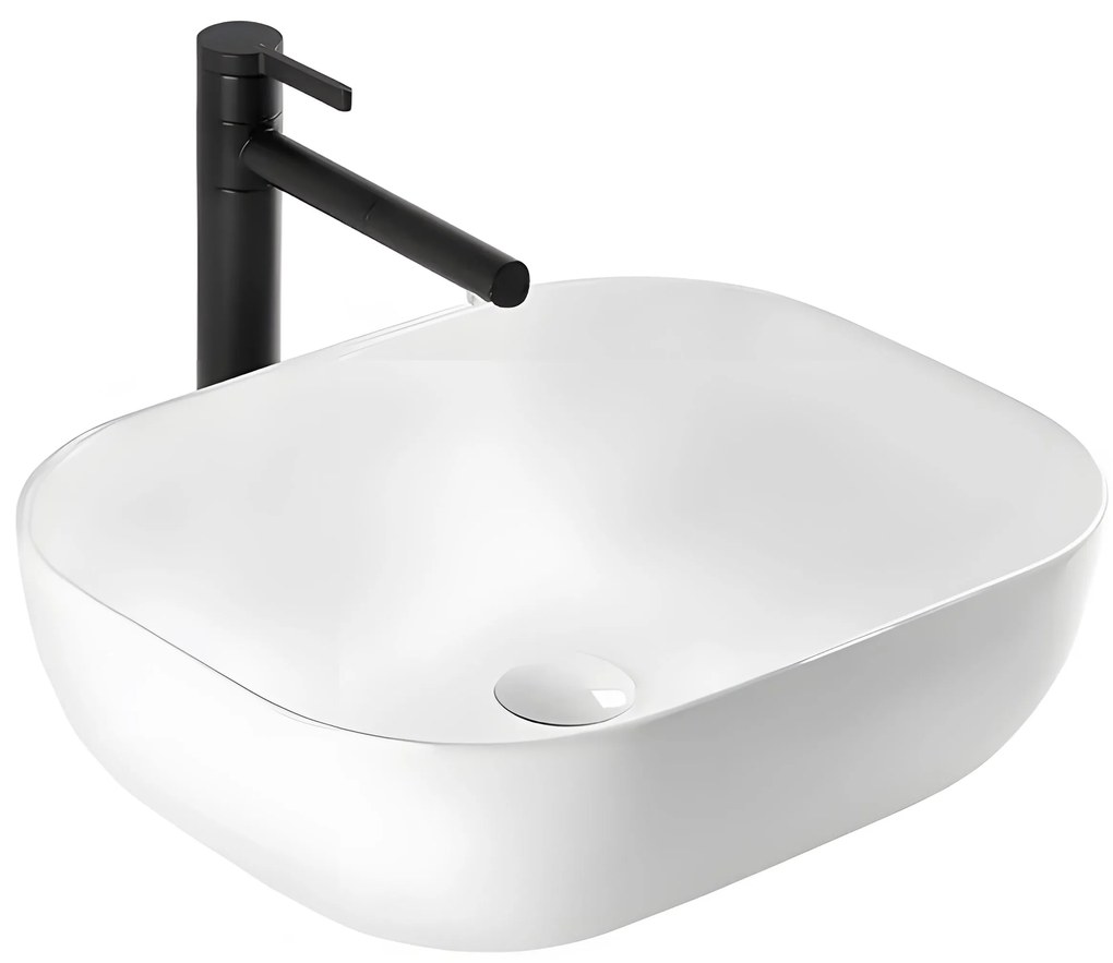 Lavabo da appoggio Rea Mona Slim