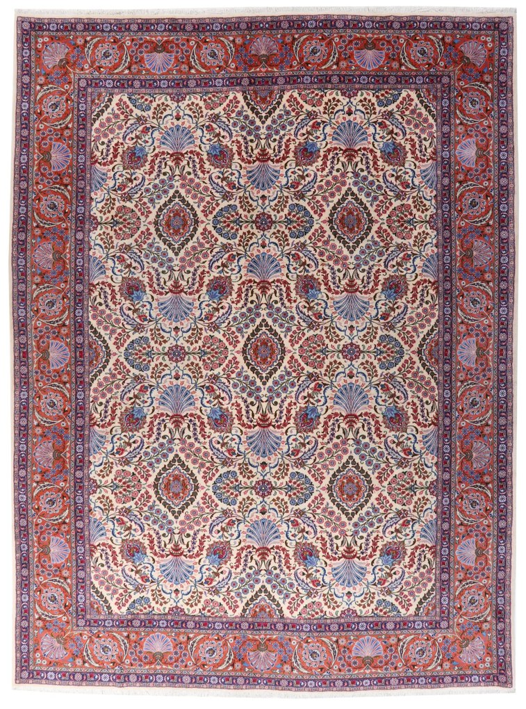 Sarouk Tappeto persiano 300 x 420 Beige (Iran) Annodato A Mano