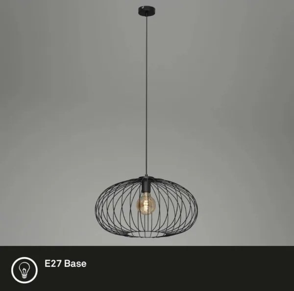 Briloner 4023-015 - Lampadario a sospensione con filo KAGO 1xE27/60W/230V