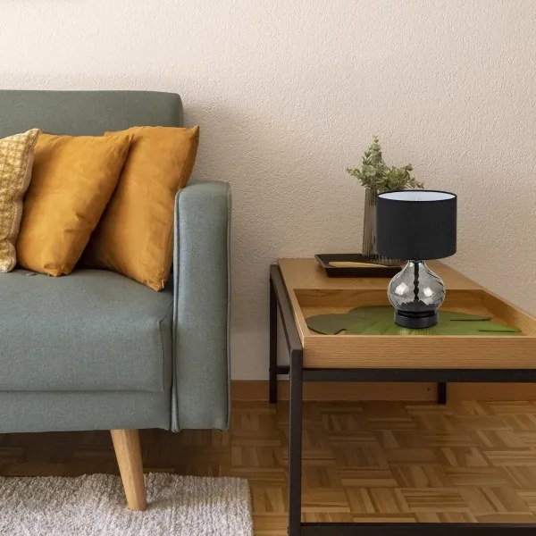 Rabalux 74034 - Lampada da tavolo PIRELO 1xE14/25W/230V fumé