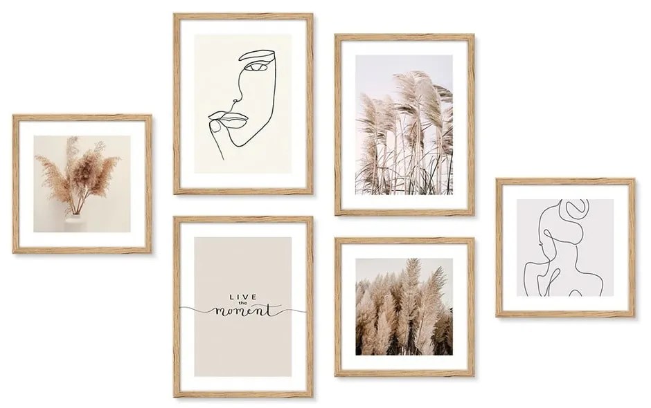 Set di dipinti 6 pz 32x32 cm – knor