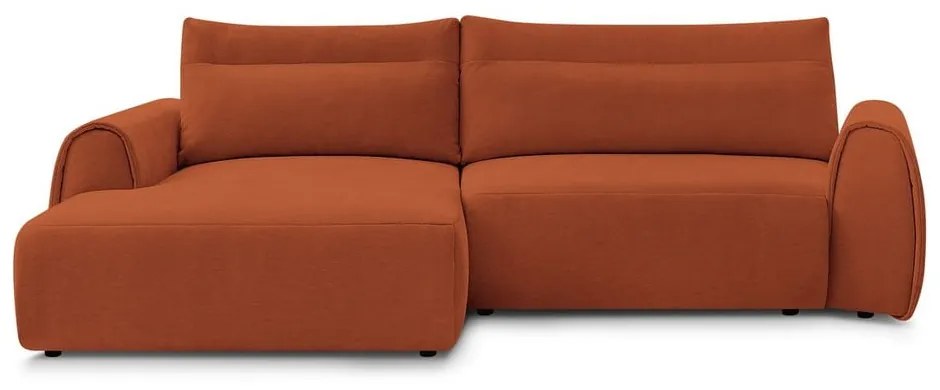 Divano angolare arancione Aden – Bobochic Paris