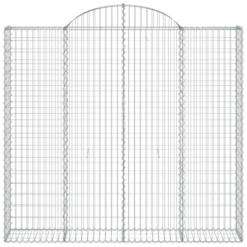 Cesti Gabbioni ad Arco 20 pz 200x50x180/200 cm Ferro Zincato