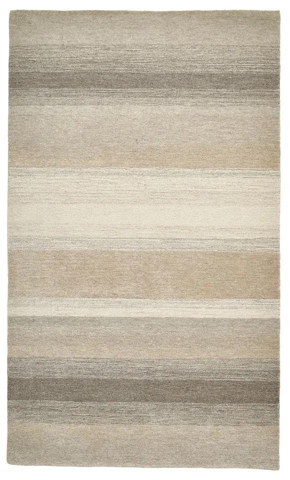 Tappeto in lana marrone/beige 230x150 cm Elements - Think Rugs